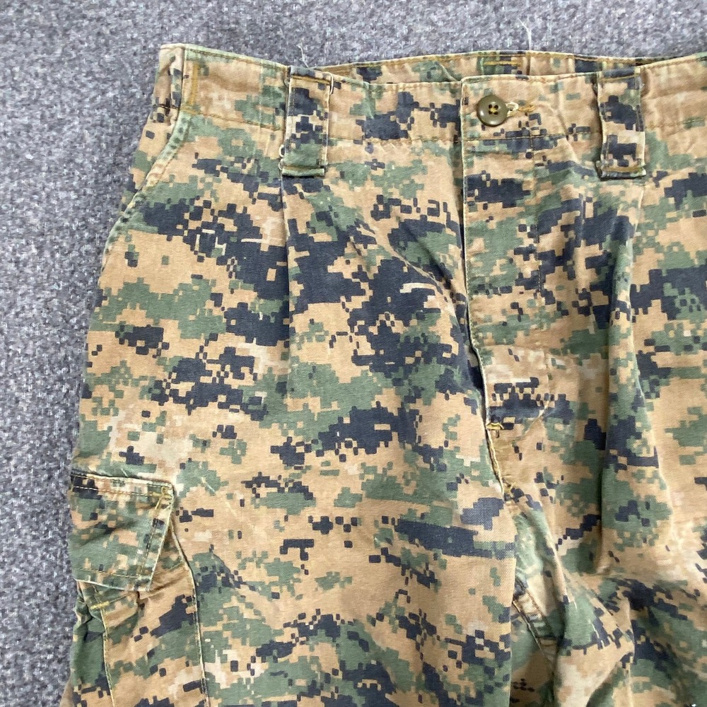 USMC FROG Woodland MARPAT Combat Trousers Mens M-R Green‎ Camo USA Military - Picture 10 of 14